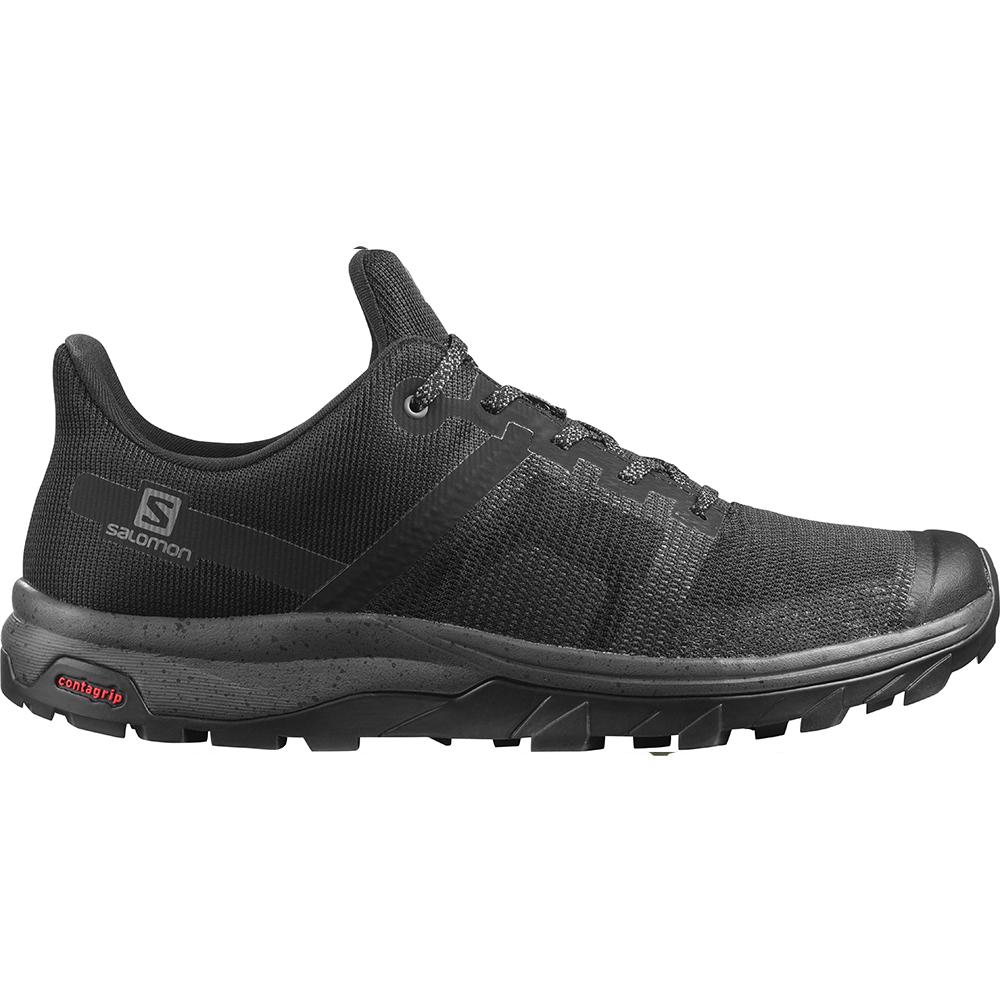 Salomon Singapore Mens Running Shoes - OUTLINE PRISM Black | 03721-VBFU